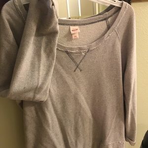 Over the shoulder sweater